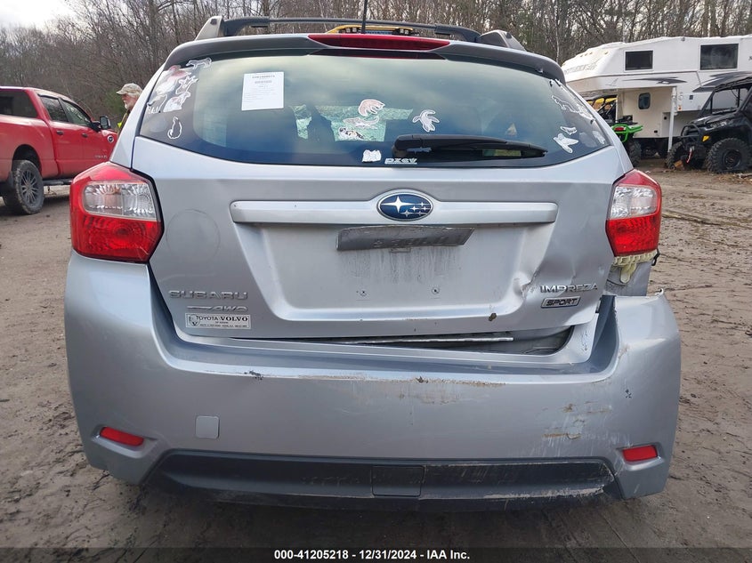 2014 SUBARU IMPREZA 2.0I SPORT PREMIUM - JF1GPAL65E8264331