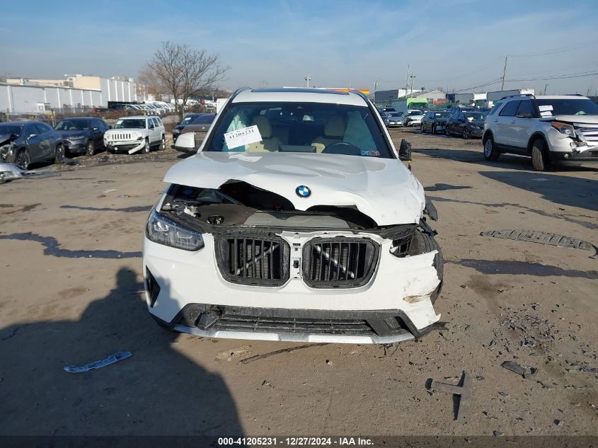 2022 BMW X3 XDRIVE30I - 5UX53DP01N9K64842