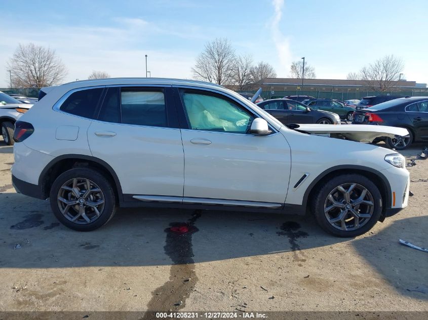 2022 BMW X3 XDRIVE30I - 5UX53DP01N9K64842