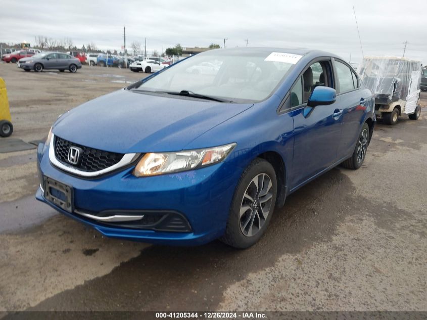 VIN 19XFB2F87DE239975 2013 Honda Civic, EX no.2