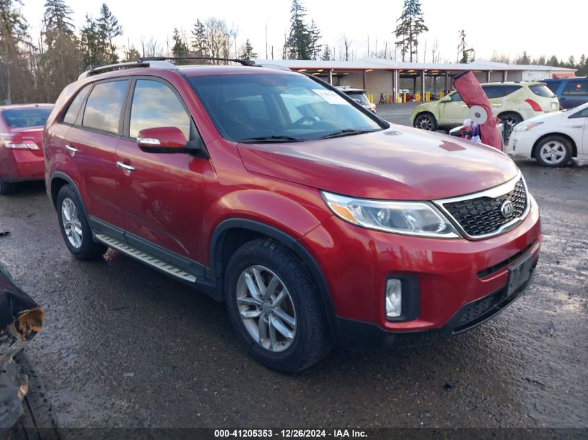 VIN 5XYKT4A7XEG482772 2014 KIA SORENTO no.1