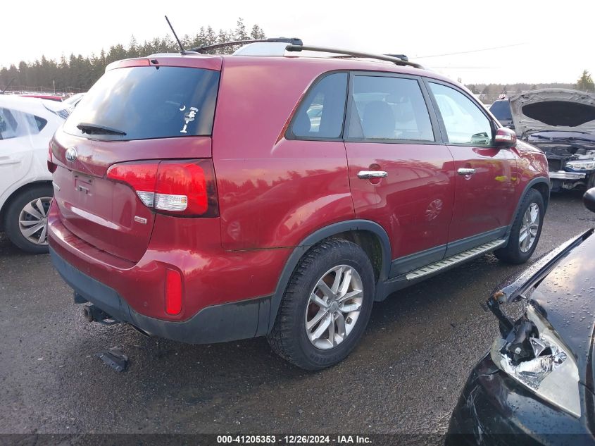 VIN 5XYKT4A7XEG482772 2014 KIA SORENTO no.4