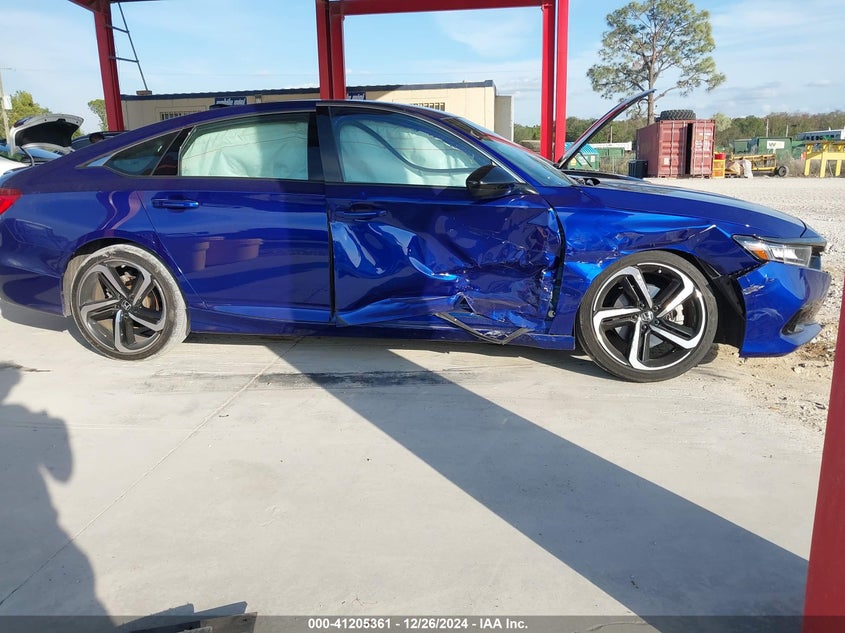 2022 HONDA ACCORD VIN: 1HGCV1F31NA055212