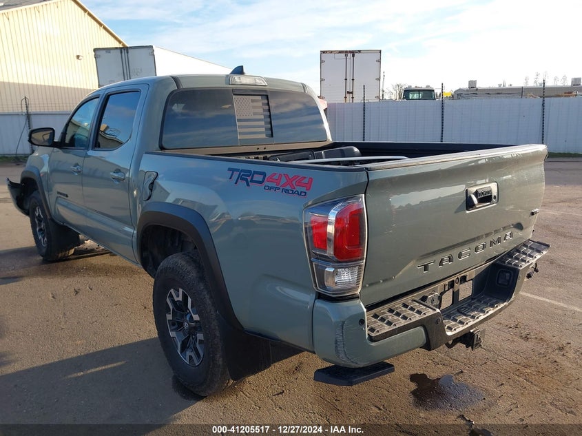 2022 TOYOTA TACOMA VIN: 3TMCZ5AN0NM525591
