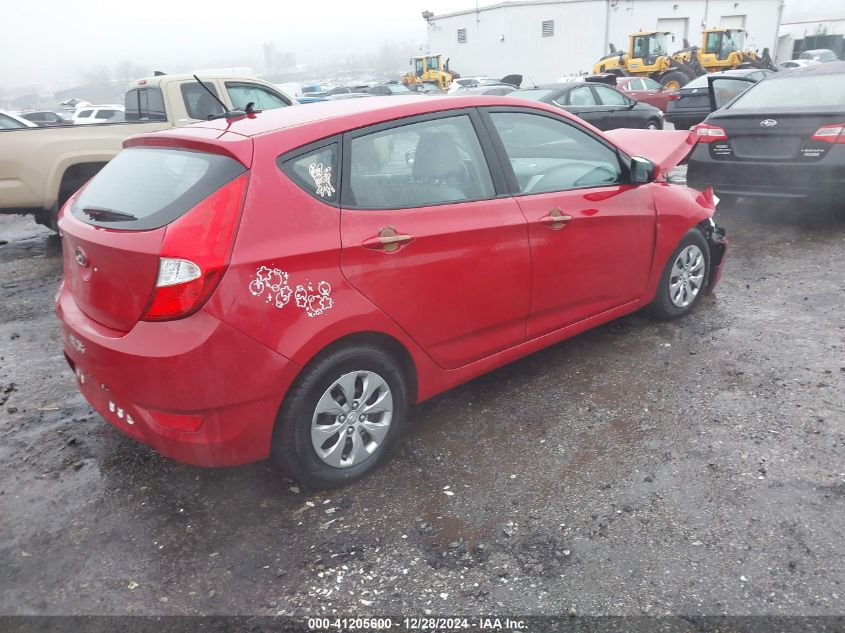 VIN KMHCT5AE4HU339081 2017 HYUNDAI ACCENT no.4