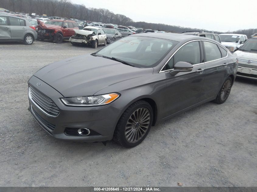 VIN 3FA6P0K97ER318163 2014 Ford Fusion, Titanium no.2