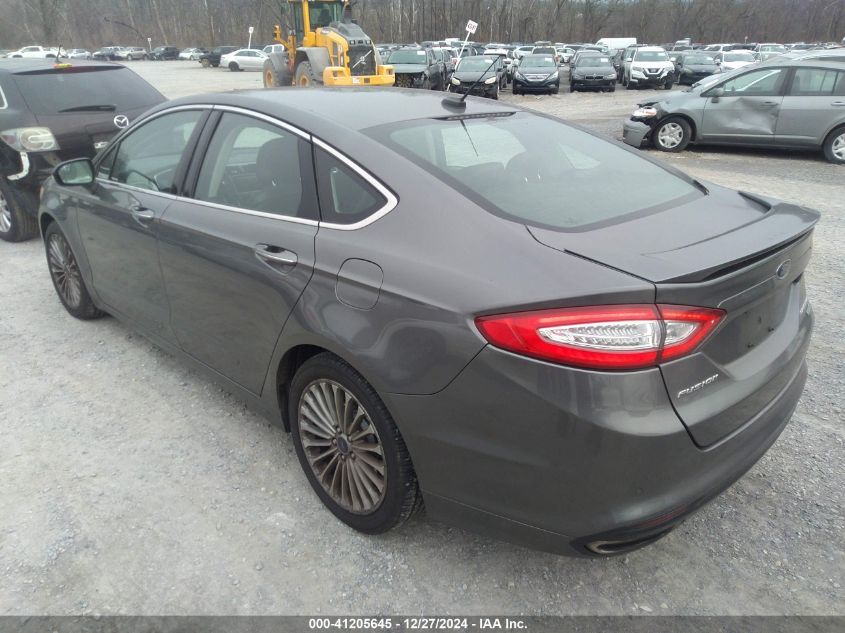 VIN 3FA6P0K97ER318163 2014 Ford Fusion, Titanium no.3