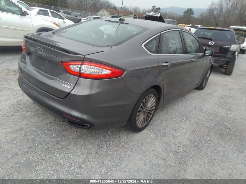 VIN 3FA6P0K97ER318163 2014 Ford Fusion, Titanium no.4