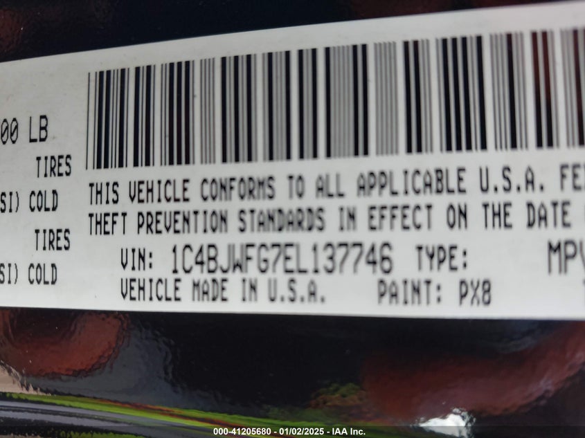 2014 JEEP WRANGLER UNLIMITED RUBICON - 1C4BJWFG7EL137746