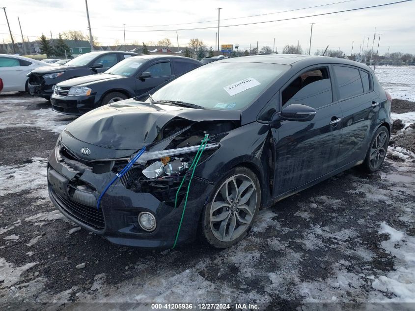 VIN KNAFZ5A39F5387937 2015 KIA Forte, SX no.2