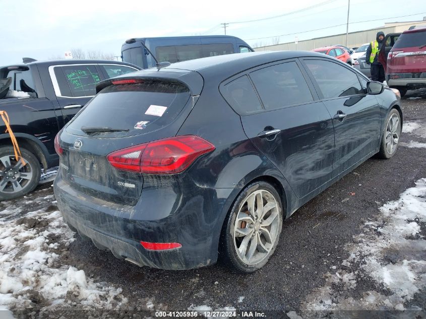 VIN KNAFZ5A39F5387937 2015 KIA Forte, SX no.4