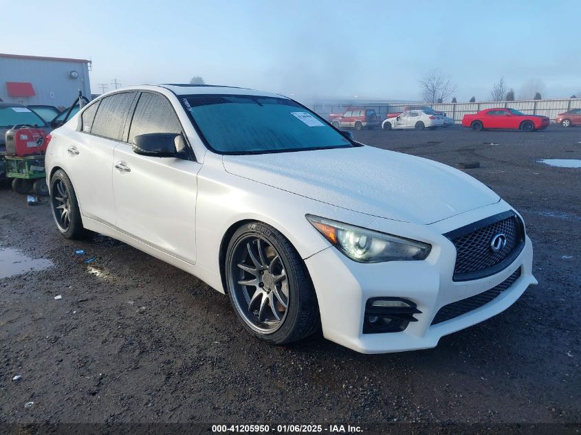 VIN JN1BV7AR8EM693483 2014 Infiniti Q50, Sport no.1