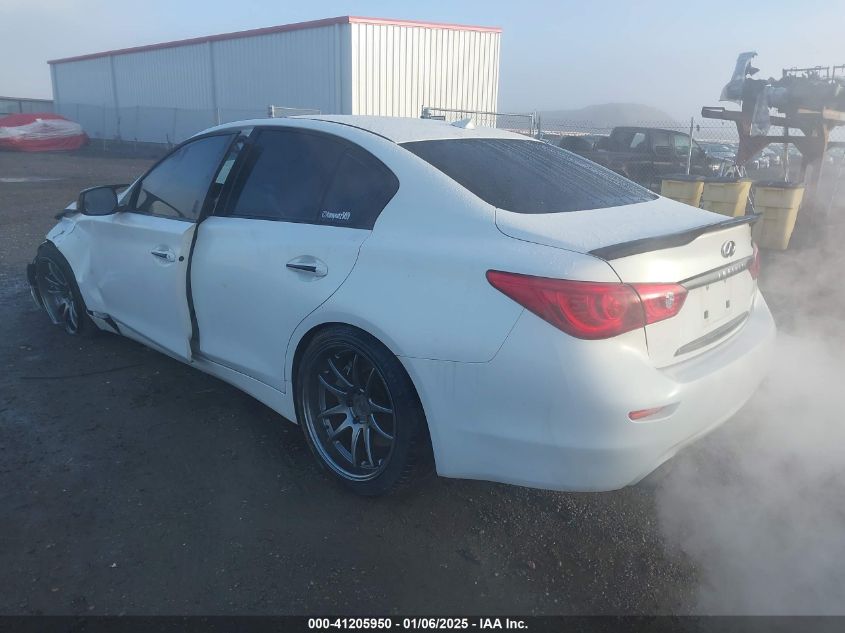 VIN JN1BV7AR8EM693483 2014 Infiniti Q50, Sport no.3