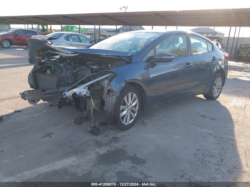 VIN KNAFX4A65G5602161 2016 KIA Forte, LX no.2