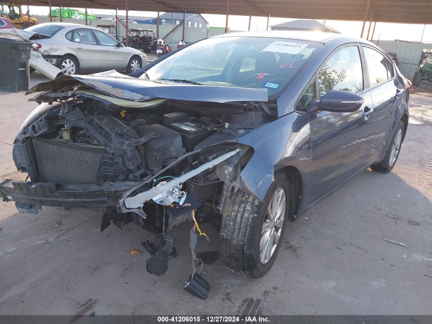 VIN KNAFX4A65G5602161 2016 KIA Forte, LX no.6