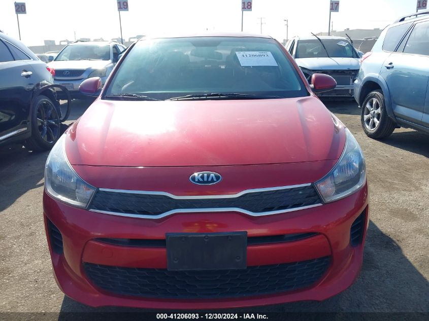 2018 Kia Rio S VIN: 3KPA24AB6JE065739 Lot: 41206093