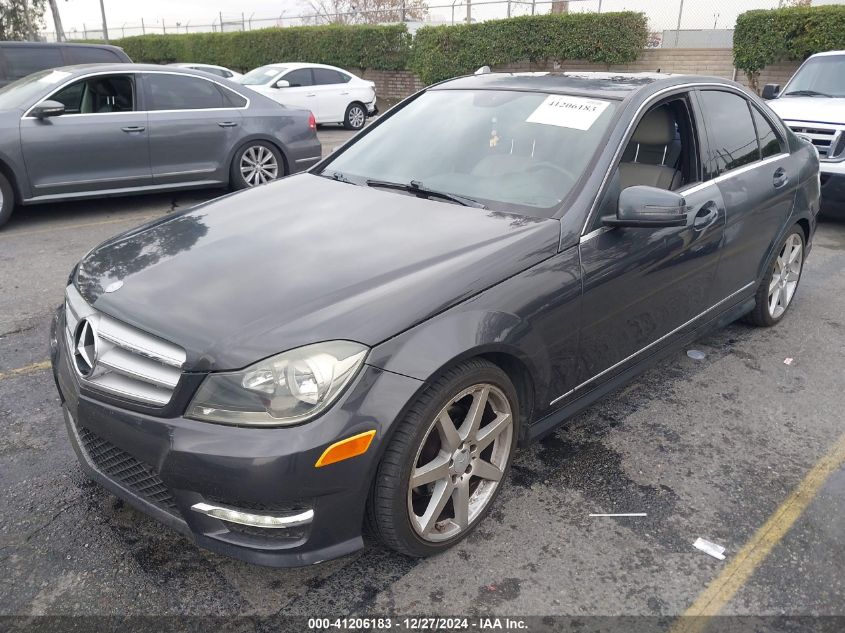 VIN WDDGF4HB4DA840699 2013 MERCEDES-BENZ C 250 no.2