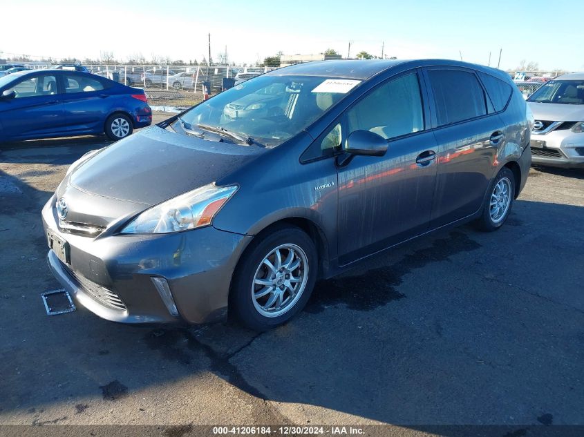 VIN JTDZN3EU3E3362187 2014 TOYOTA PRIUS V no.2