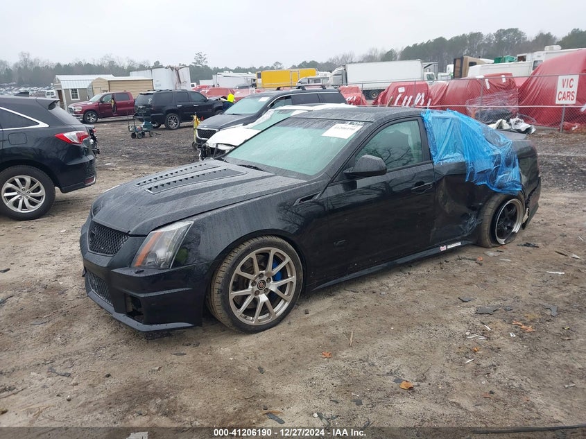 Vin: 1g6dv5ep1b0137704, lot: 41696496, cadillac cts-v 20112
