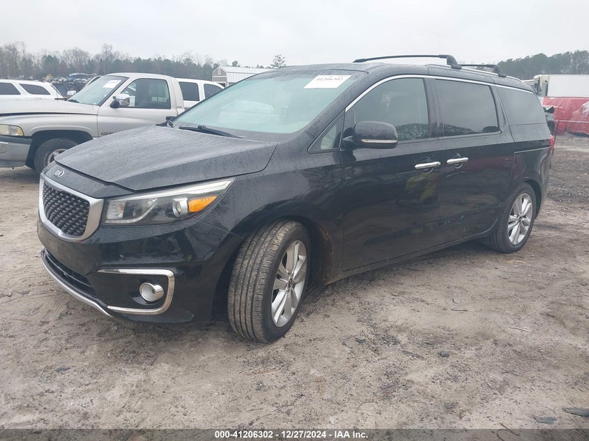 2015 KIA SEDONA SX LUXURY - KNDME5C14F6029446