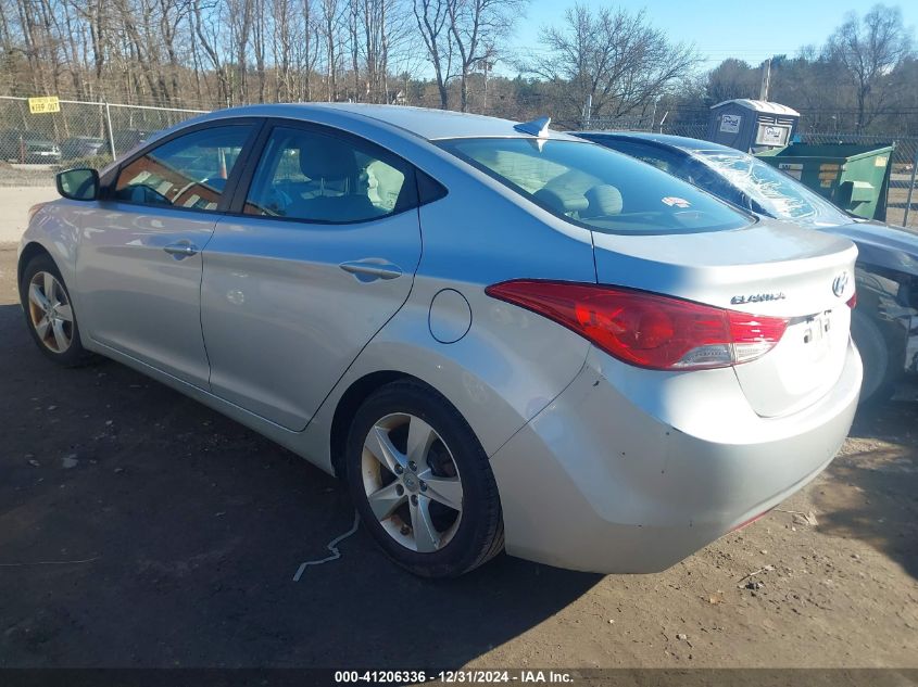 VIN 5NPDH4AE1DH448395 2013 Hyundai Elantra, Gls no.3