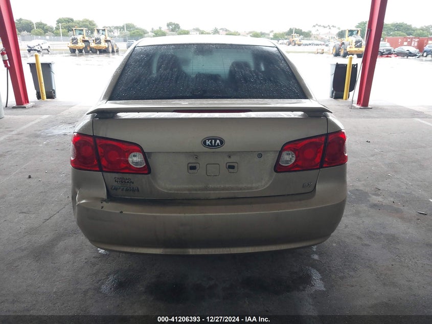 2008 KIA OPTIMA VIN: KNAGE123885269713