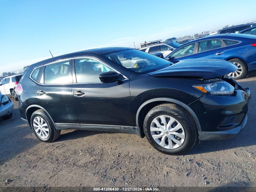 2016 Nissan Rogue S VIN: KNMAT2MT7GP715967 Lot: 41206430