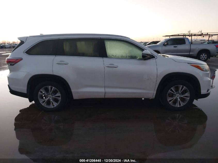 VIN 5TDJKRFH6FS101453 2015 Toyota Highlander, Xle V6 no.13