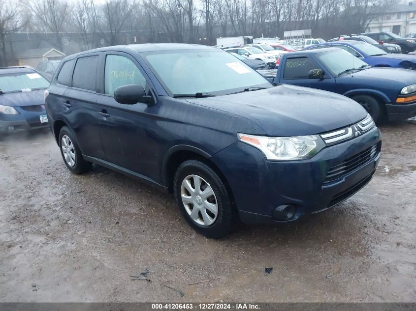 VIN JA4AD2A37EZ003214 2014 Mitsubishi Outlander, ES no.1