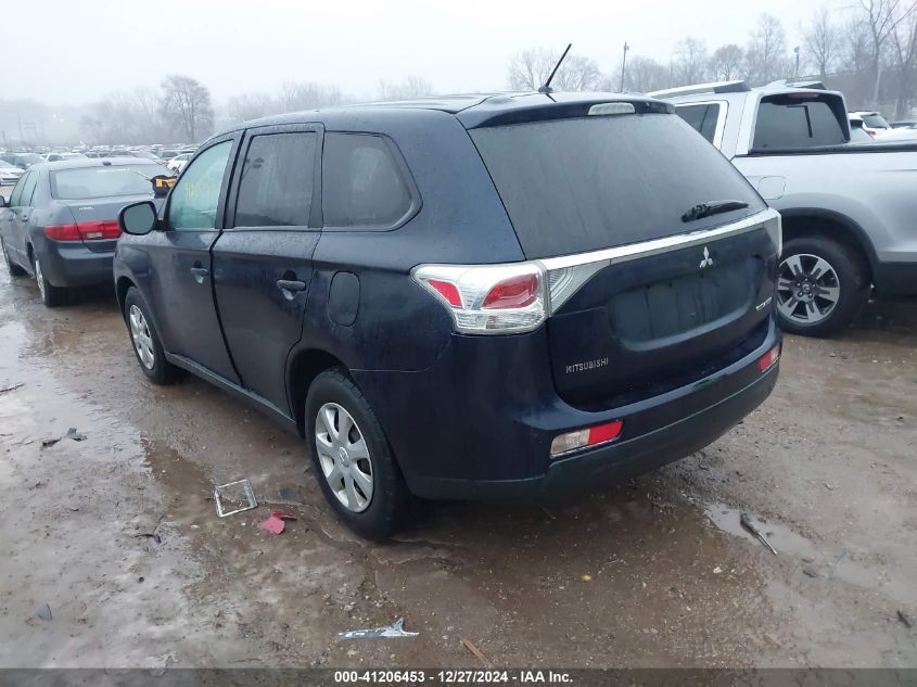 VIN JA4AD2A37EZ003214 2014 Mitsubishi Outlander, ES no.3