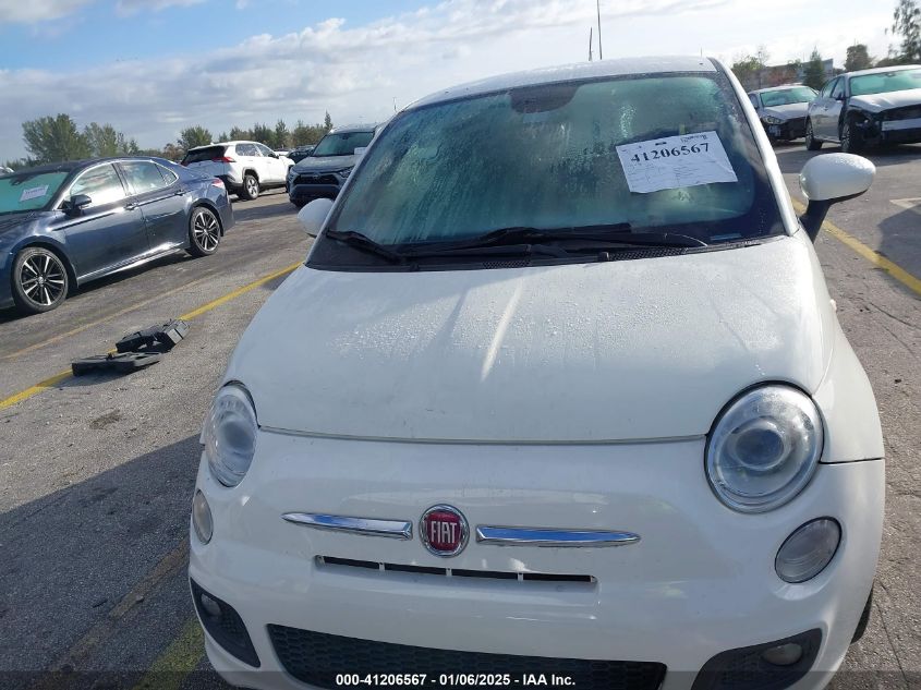 2013 Fiat 500 Sport VIN: 3C3CFFBR7DT738918 Lot: 41206567