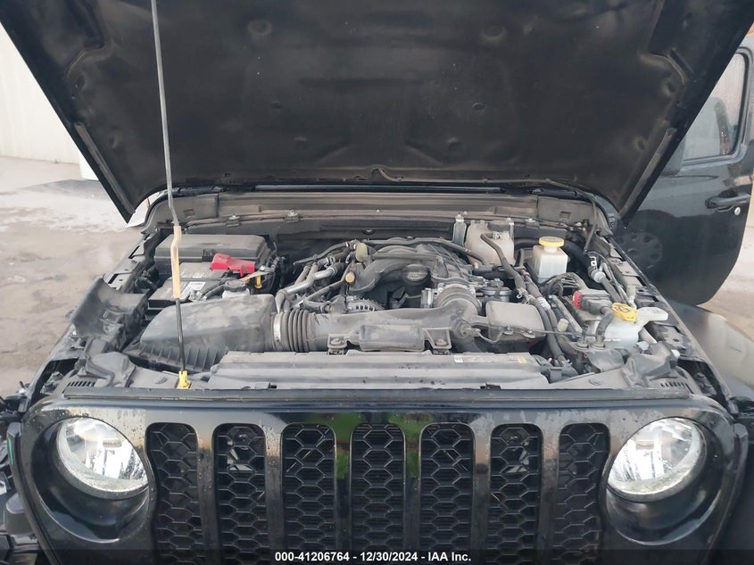 2022 JEEP GLADIATOR VIN: 1C6HJTAG7NL132408