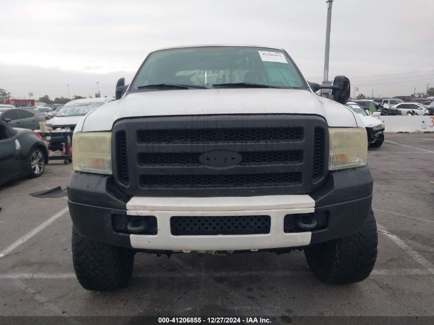2006 FORD F250 VIN: 1FTSW21596EC08807