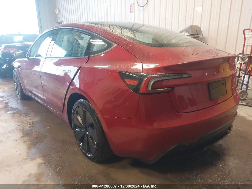 VIN 5YJ3E1EB4RF766231 2024 Tesla Model 3, Long Rang... no.3