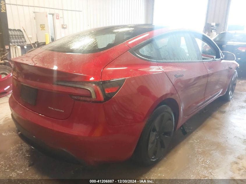 VIN 5YJ3E1EB4RF766231 2024 Tesla Model 3, Long Rang... no.4