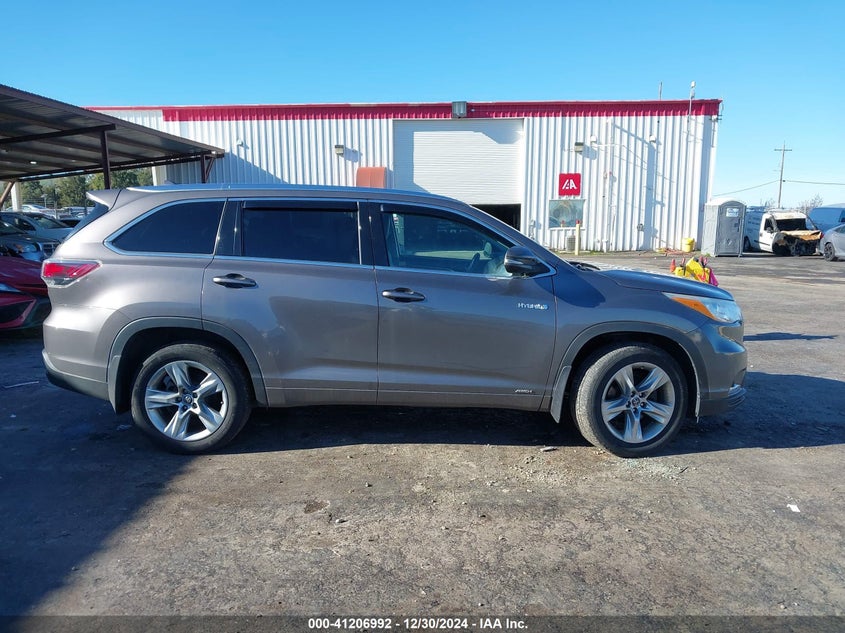 2016 TOYOTA HIGHLANDER HYBRID LIMITED - 5TDDCRFH7GS015886