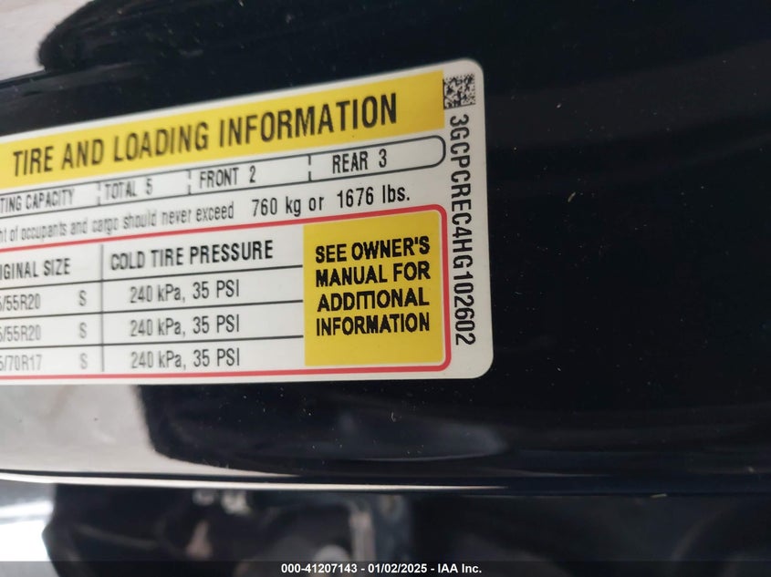 2017 CHEVROLET SILVERADO 1500 1LT - 3GCPCREC4HG102602