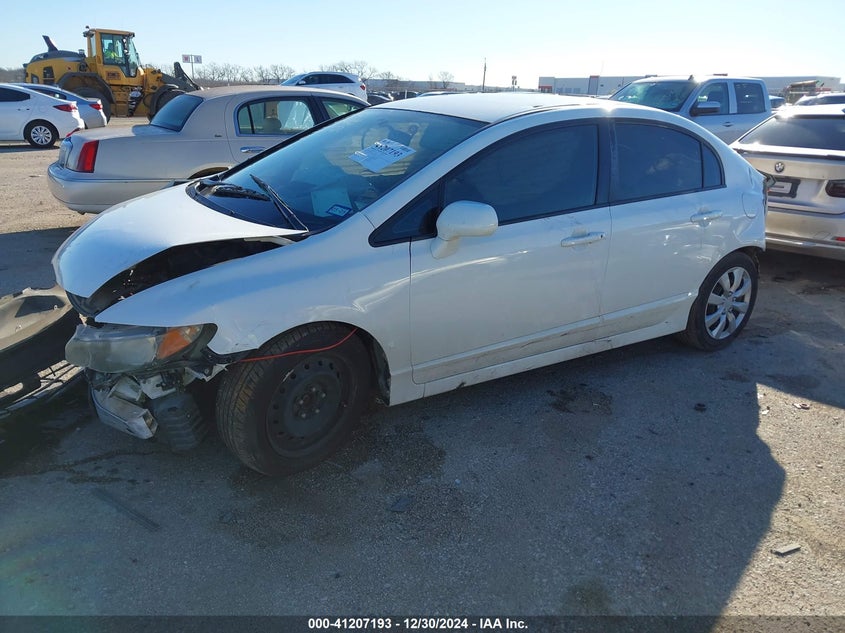 2010 HONDA CIVIC VIN: 2HGFA1F56AH540452