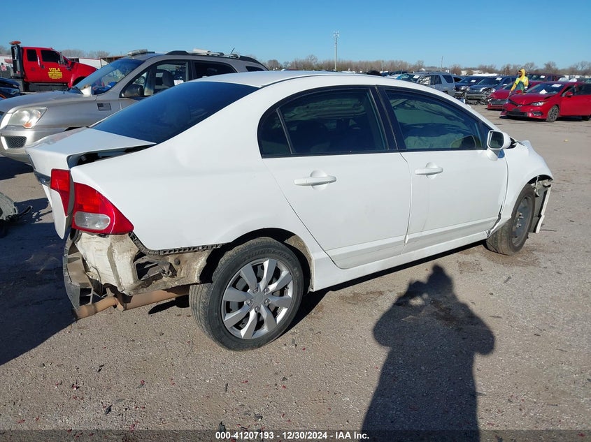 2010 HONDA CIVIC VIN: 2HGFA1F56AH540452