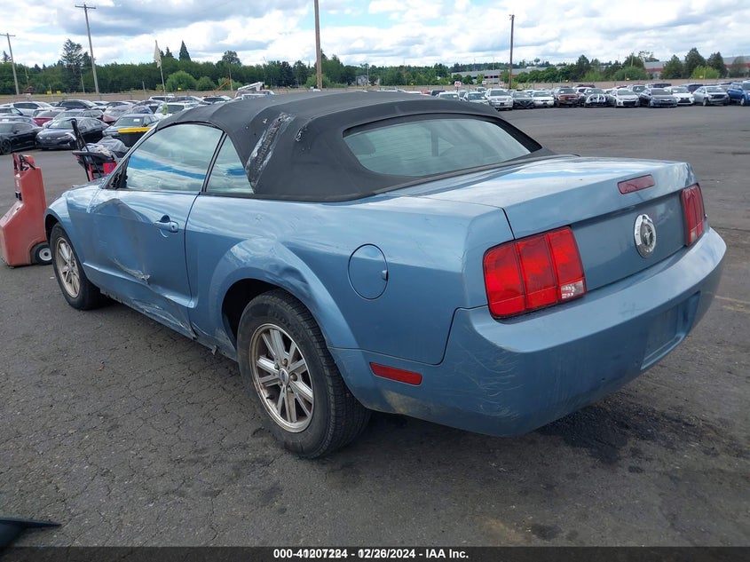 2007 FORD MUSTANG VIN: 1ZVFT84N275309033