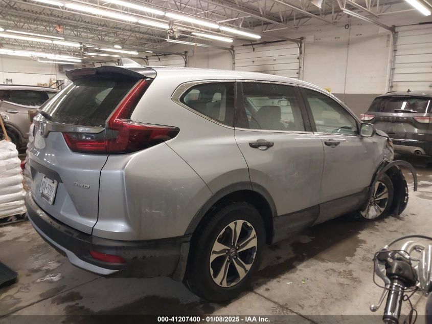 VIN 2HKRW2H28LH639726 2020 Honda CR-V, Awd Lx no.4