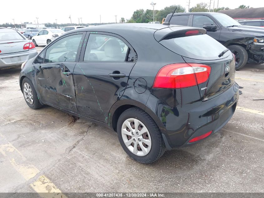 VIN KNADM5A36D6245588 2013 KIA Rio, LX no.3