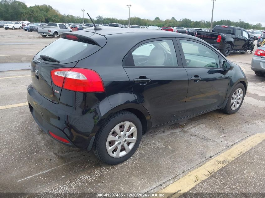 VIN KNADM5A36D6245588 2013 KIA Rio, LX no.4