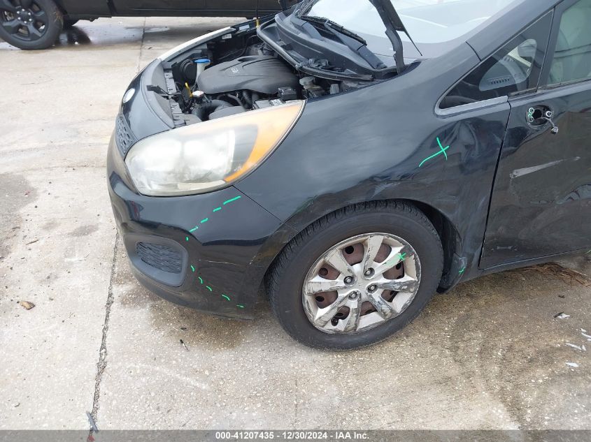 VIN KNADM5A36D6245588 2013 KIA Rio, LX no.6