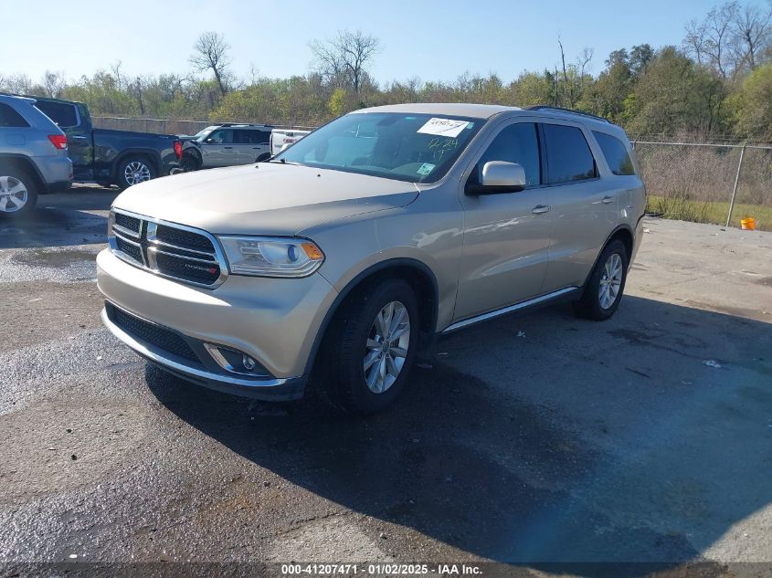 VIN 1C4RDHAG3EC481891 2014 Dodge Durango, Sxt no.2