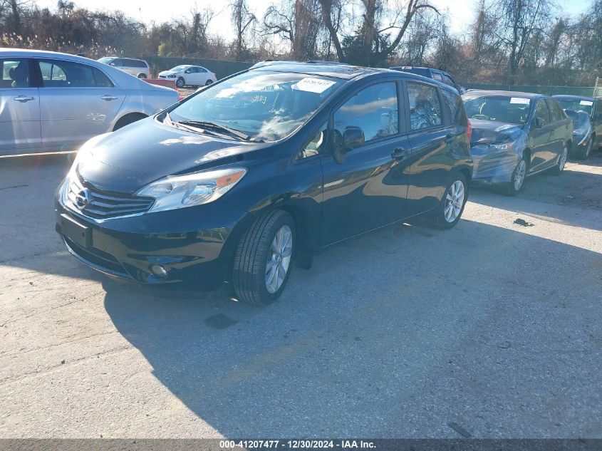 VIN 3N1CE2CP2EL357664 2014 Nissan Versa, Note SV no.2