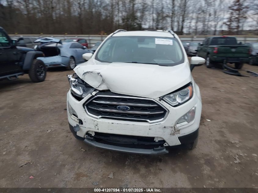 2020 Ford Ecosport Titanium VIN: MAJ6S3KL5LC349239 Lot: 41207594