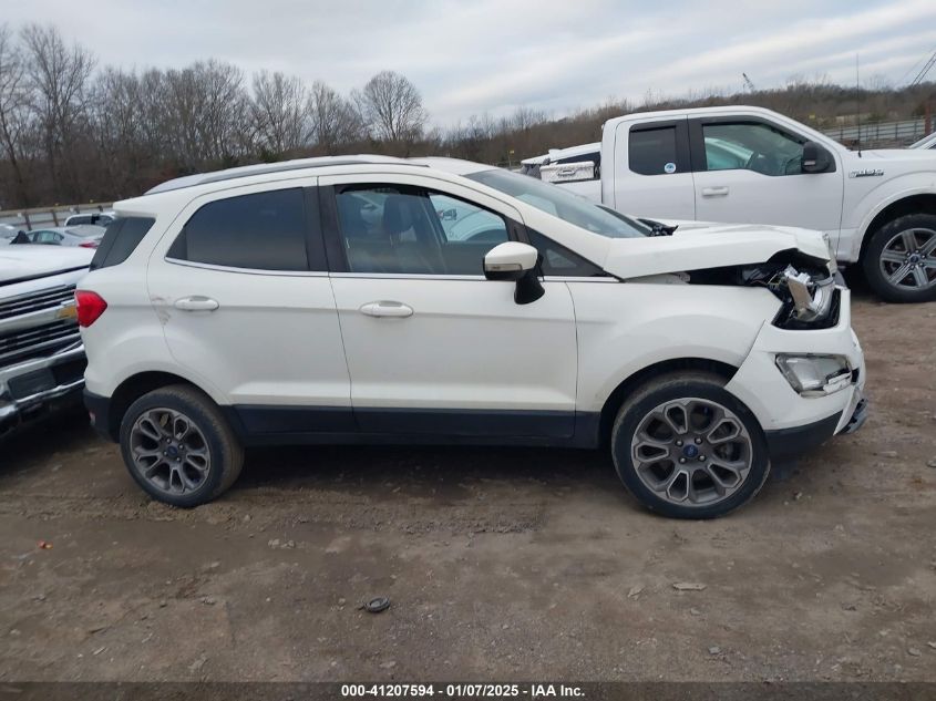 2020 Ford Ecosport Titanium VIN: MAJ6S3KL5LC349239 Lot: 41207594