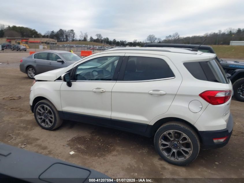 2020 Ford Ecosport Titanium VIN: MAJ6S3KL5LC349239 Lot: 41207594