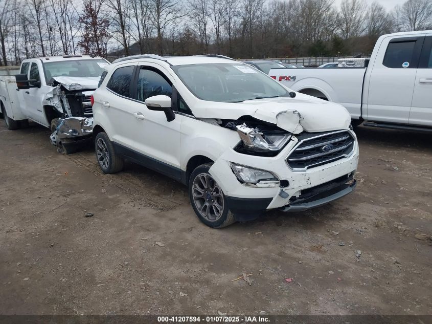 2020 Ford Ecosport Titanium VIN: MAJ6S3KL5LC349239 Lot: 41207594